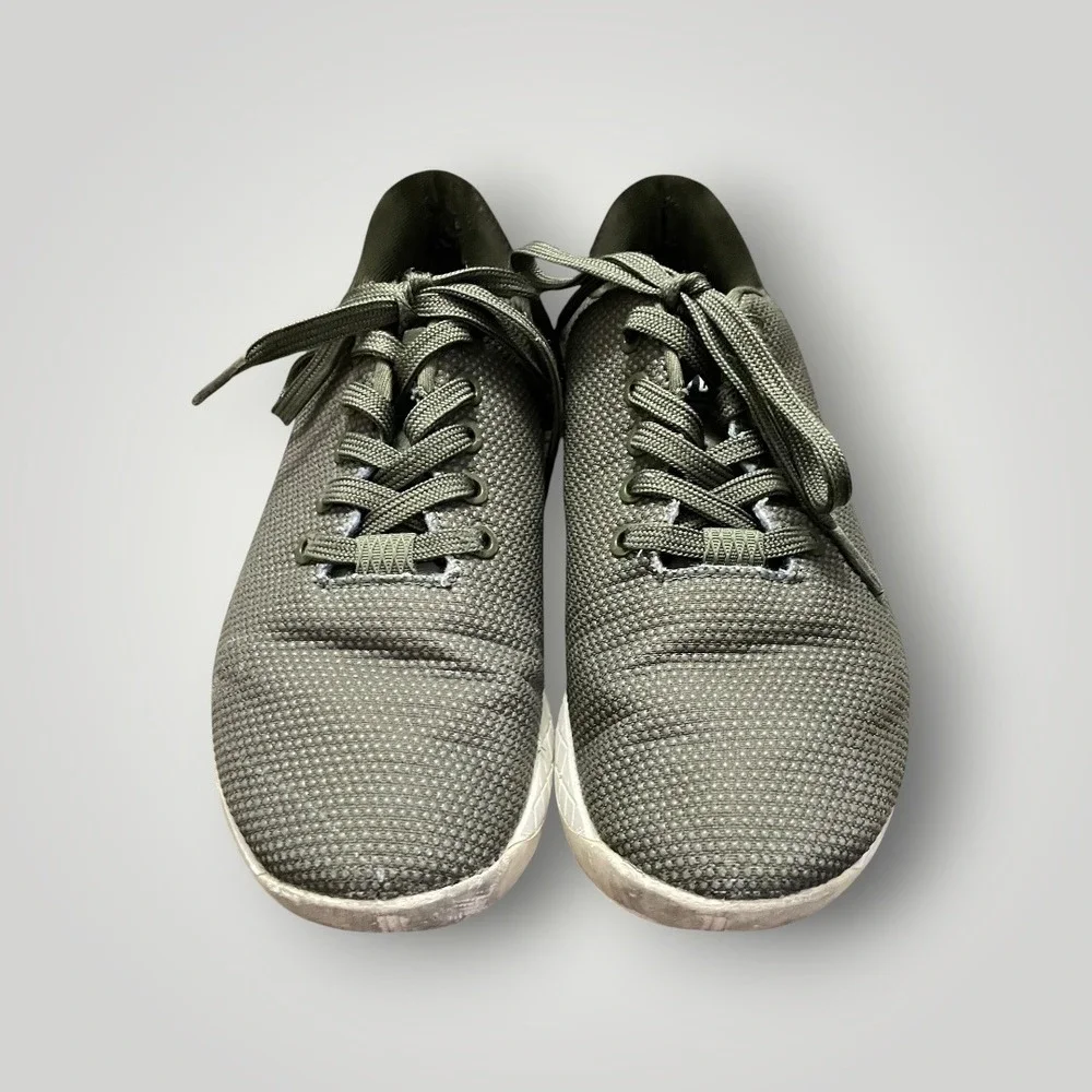 NOBULL Trainer Women 7.5 Army Green SuperFabric Training‎ Sneakers Workout Shoes